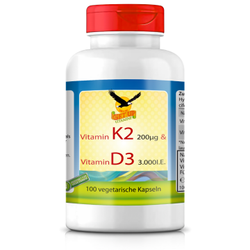 Vitamin D3 und K2 in Kombination bestellen